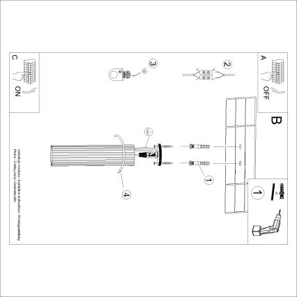 Brilagi - LED spot svetiljka CRESTO 1xGU10/10W/230V 30 cm krem