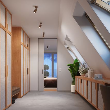 Brilagi - LED spot svetiljka CRESTO 1xGU10/10W/230V braon