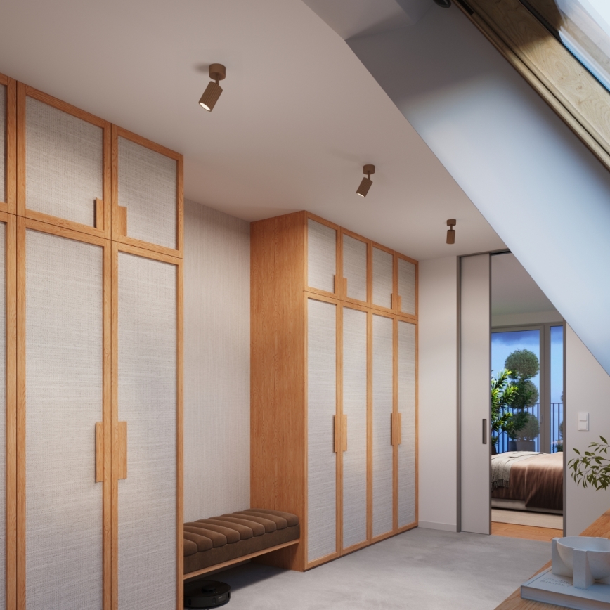 Brilagi - LED spot svetiljka CRESTO 1xGU10/10W/230V braon