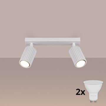 Brilagi - LED spot svetiljka CRESTO 2xGU10/10W/230V bela