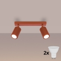 Brilagi - LED spot svetiljka CRESTO 2xGU10/10W/230V crvena
