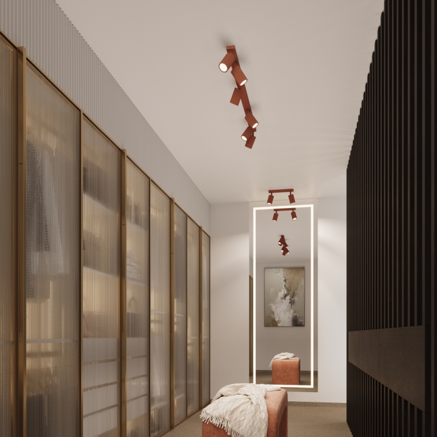 Brilagi - LED spot svetiljka CRESTO 2xGU10/10W/230V crvena