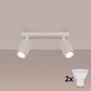 Brilagi - LED spot svetiljka CRESTO 2xGU10/10W/230V krem