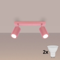 Brilagi - LED spot svetiljka CRESTO 2xGU10/10W/230V ružičasta