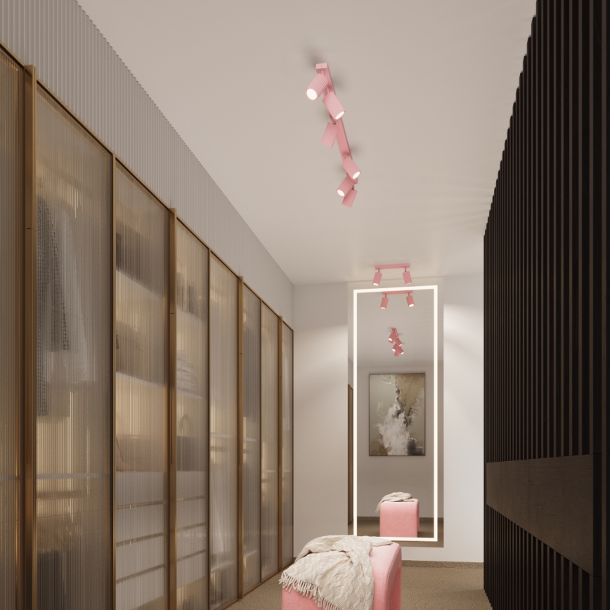 Brilagi - LED spot svetiljka CRESTO 2xGU10/10W/230V ružičasta