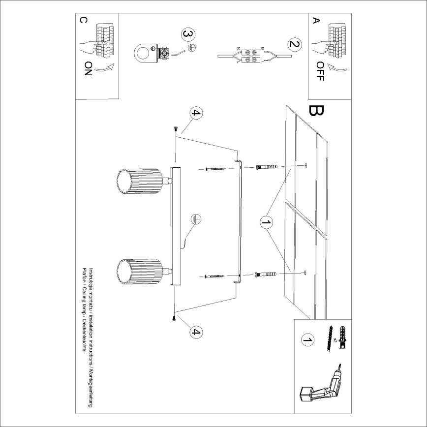 Brilagi - LED spot svetiljka CRESTO 2xGU10/10W/230V tirkizna