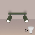Brilagi - LED spot svetiljka CRESTO 2xGU10/10W/230V zelena