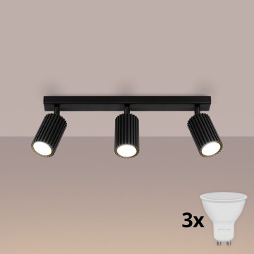 Brilagi - LED spot svetiljka CRESTO 3xGU10/10W/230V crna