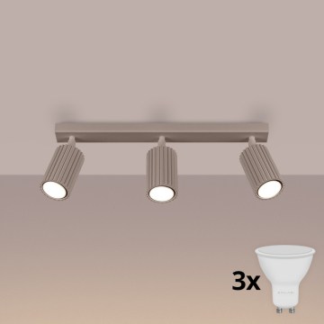 Brilagi - LED spot svetiljka CRESTO 3xGU10/10W/230V taupe