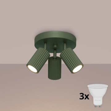Brilagi - LED spot svetiljka CRESTO 3xGU10/10W/230V zelena