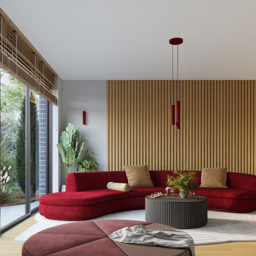 Brilagi - LED spot svetiljka CRESTO 4xGU10/10W/230V bordo