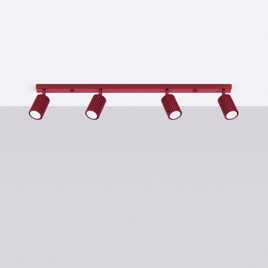 Brilagi - LED spot svetiljka CRESTO 4xGU10/10W/230V bordo