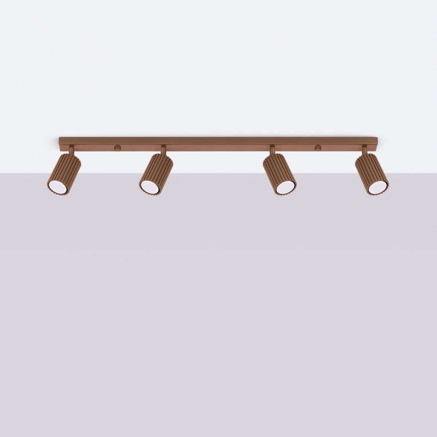 Brilagi - LED spot svetiljka CRESTO 4xGU10/10W/230V braon