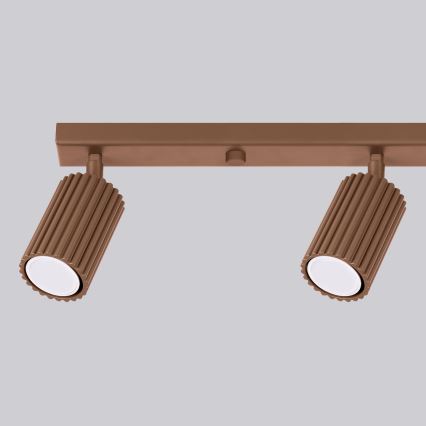 Brilagi - LED spot svetiljka CRESTO 4xGU10/10W/230V braon