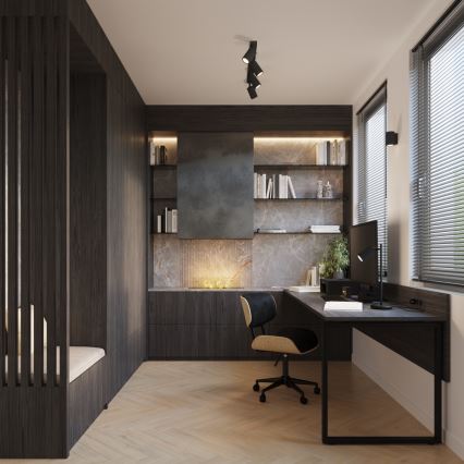 Brilagi - LED spot svetiljka CRESTO 4xGU10/10W/230V crna