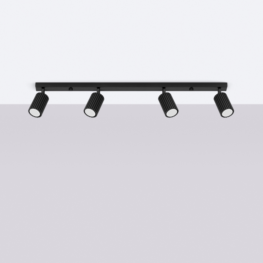 Brilagi - LED spot svetiljka CRESTO 4xGU10/10W/230V crna