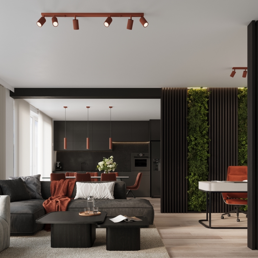 Brilagi - LED spot svetiljka CRESTO 4xGU10/10W/230V crvena