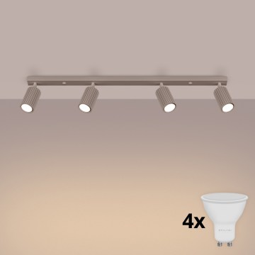 Brilagi - LED spot svetiljka CRESTO 4xGU10/10W/230V taupe