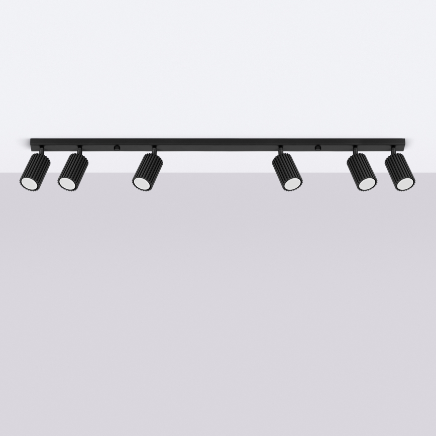 Brilagi - LED spot svetiljka CRESTO 6xGU10/10W/230V crna