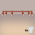 BRILAGI - LED spot svetiljka CRESTO 6xGU10/10W/230V narandžasta