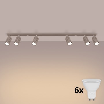 Brilagi - LED spot svetiljka CRESTO 6xGU10/10W/230V taupe