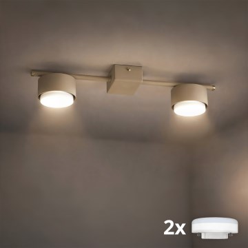 Brilagi - LED spot svetiljka MONO 2xGX53/13W/230V bež