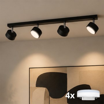 Brilagi - LED spot svetiljka MONO 4xGX53/30W/230V crna