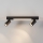 Brilagi - LED spot svetiljka SELE 2xGU10/30W/230V + LED/15W crna