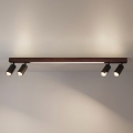 BRILAGI - LED spot svetiljka SELE 4xGU10/30W/230V + LED/25W crna/dekor trešnje