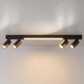 Brilagi - LED spot svetiljka SELE 4xGU10/30W/230V + LED/25W crna