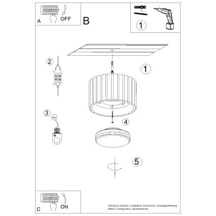 Brilagi - LED spot svetiljka SFERA 1xGX53/30W/230V prečnik 10 cm krem