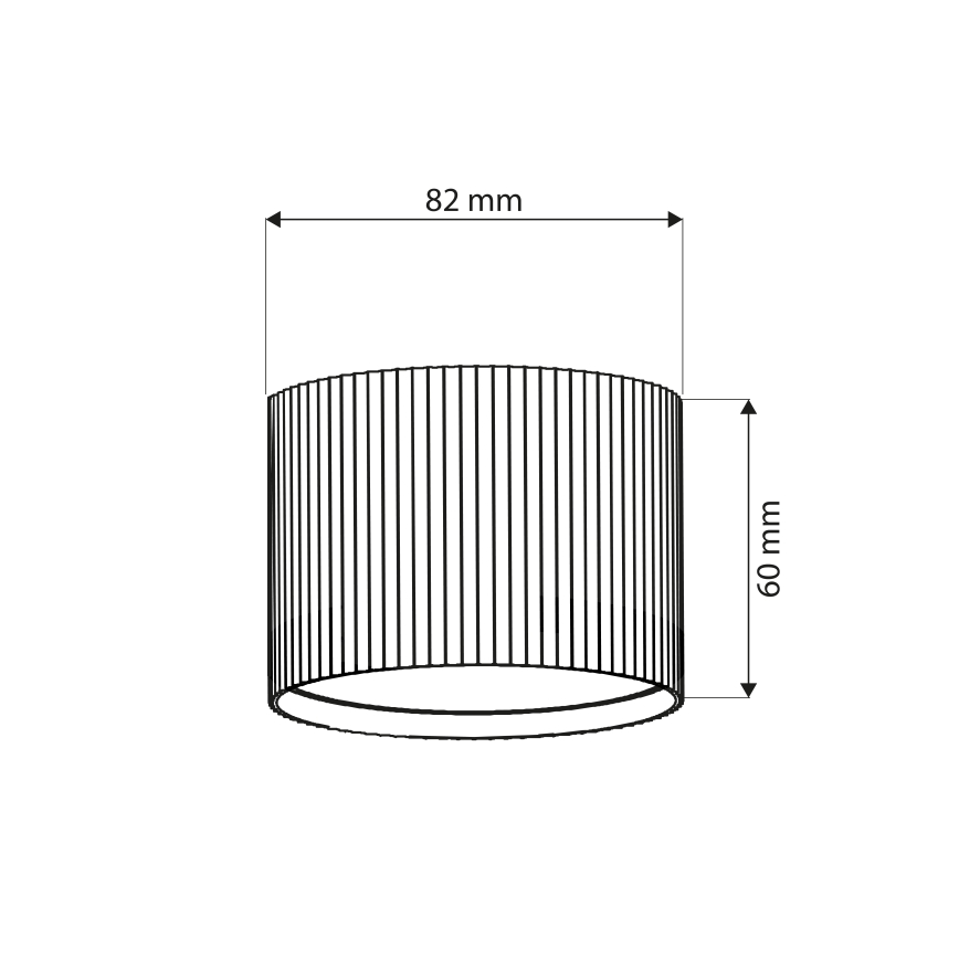 Brilagi - LED spot svetiljka STRIPY 1xGX53/15W/230V srebrna
