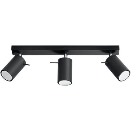 Brilagi - LED spot svetlo ASMUS 3xGU10/7W/230V crna