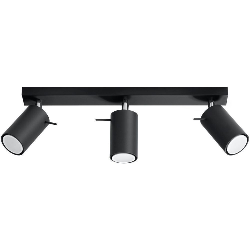 Brilagi - LED spot svetlo ASMUS 3xGU10/7W/230V crna