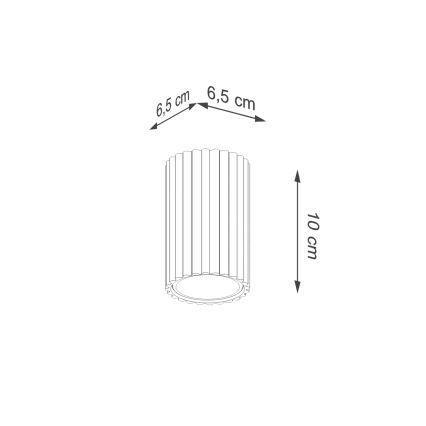 Brilagi - LED spot svetlo CRESTO 1xGU10/10W/230V 10 cm bordo
