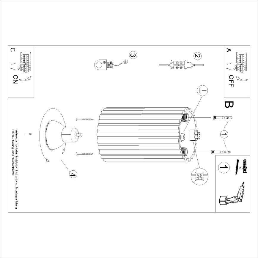 Brilagi - LED spot svetlo CRESTO 1xGU10/10W/230V 10 cm bordo