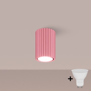 Brilagi - LED spot svetlo CRESTO 1xGU10/10W/230V 10 cm ružičasta