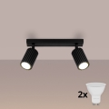 Brilagi - LED spot svetlo CRESTO 2xGU10/10W/230V crna