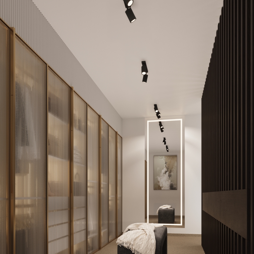 Brilagi - LED spot svetlo CRESTO 2xGU10/10W/230V crna