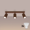 Brilagi - LED spot svetlo CRESTO 3xGU10/10W/230V braon