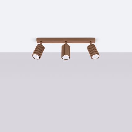 Brilagi - LED spot svetlo CRESTO 3xGU10/10W/230V braon