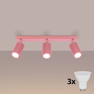 Brilagi - LED spot svetlo CRESTO 3xGU10/10W/230V ružičasta