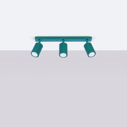 Brilagi - LED spot svetlo CRESTO 3xGU10/10W/230V tirkizno