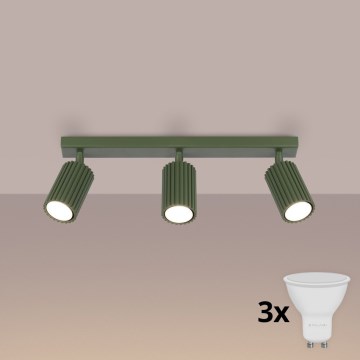 Brilagi - LED spot svetlo CRESTO 3xGU10/10W/230V zeleno