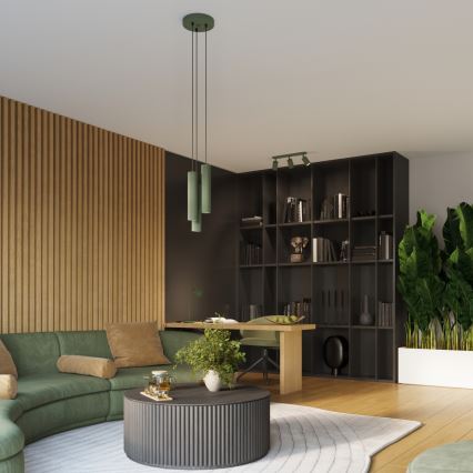 Brilagi - LED spot svetlo CRESTO 3xGU10/10W/230V zeleno