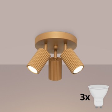 Brilagi - LED spot svetlo CRESTO 3xGU10/10W/230V zlatna