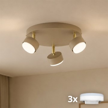 Brilagi - LED spot svetlo MONO 3xGX53/30W/230V bež/zlatno