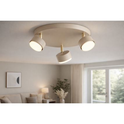 Brilagi - LED spot svetlo MONO 3xGX53/30W/230V bež/zlatno