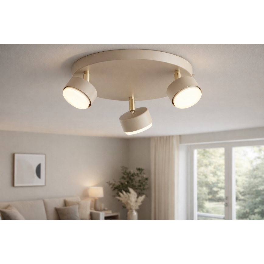 Brilagi - LED spot svetlo MONO 3xGX53/30W/230V bež/zlatno