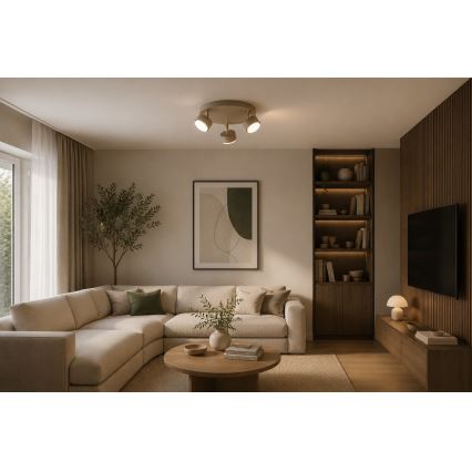 Brilagi - LED spot svetlo MONO 3xGX53/30W/230V bež/zlatno